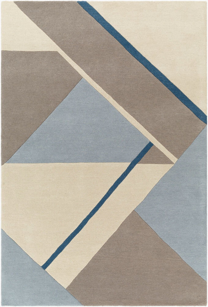 Queens Handmade Rug, by Surya, 1'6" length x 1'6" width