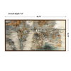 Behind The Falls Abstract Art, by Uttermost, 69.75" width x 35.75" height x 1.5" depth thumbnail 3