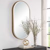 Lago Oval Gold Mirror, by Uttermost, 21.25" width x 40" height x 3" depth thumbnail 4
