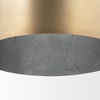 Sanne Antiqued Gold Metal with Silver Foil Large Pendant Light thumbnail 7