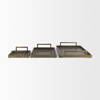 Shay Aluminium Tray - Medium, Decorative Tray by Mercana, 17" length x 12" width x 3" height thumbnail 15