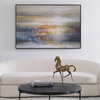 Seafaring Dusk Hand Painted Abstract Art, by Uttermost, 5'1" width x 3'5" height x 1.7" depth thumbnail 2
