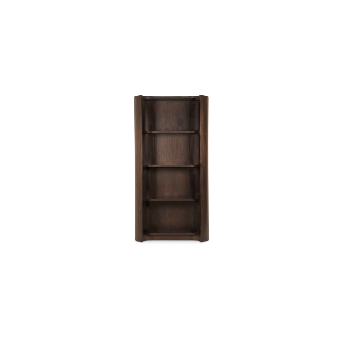 Nera Bookcase Brown, Shelving & Bookcase by Moe's Home, 40.5" width x 77.2" height x 17.4" depth View 1