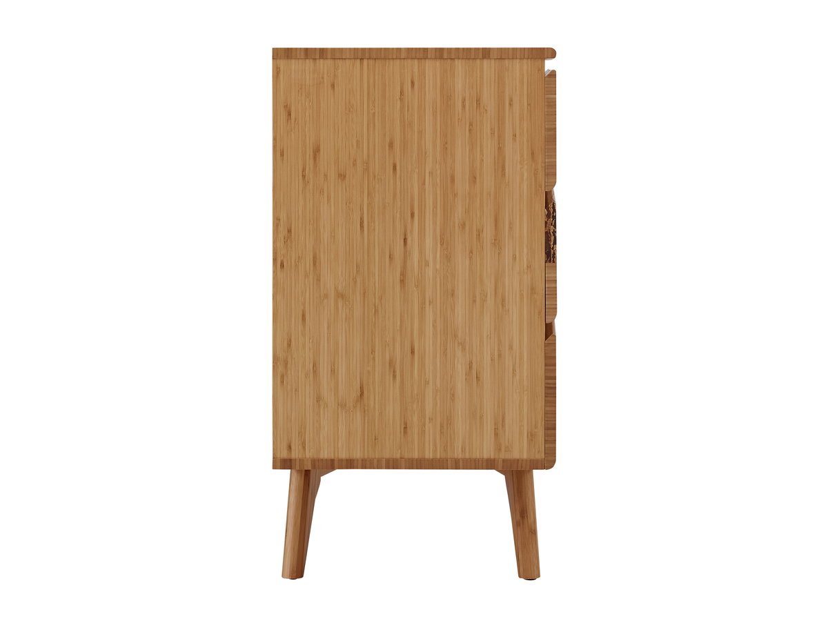 Azara Six Drawer Double Dresser, Caramelized, by Greenington, 19" length x 64" width x 36" height View 9
