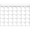 Basics Dry Erase Calendar Peel & Stick Giant Wall Decal, by York Wall, 2' length x 1'5.5" width x 0.02" depth thumbnail