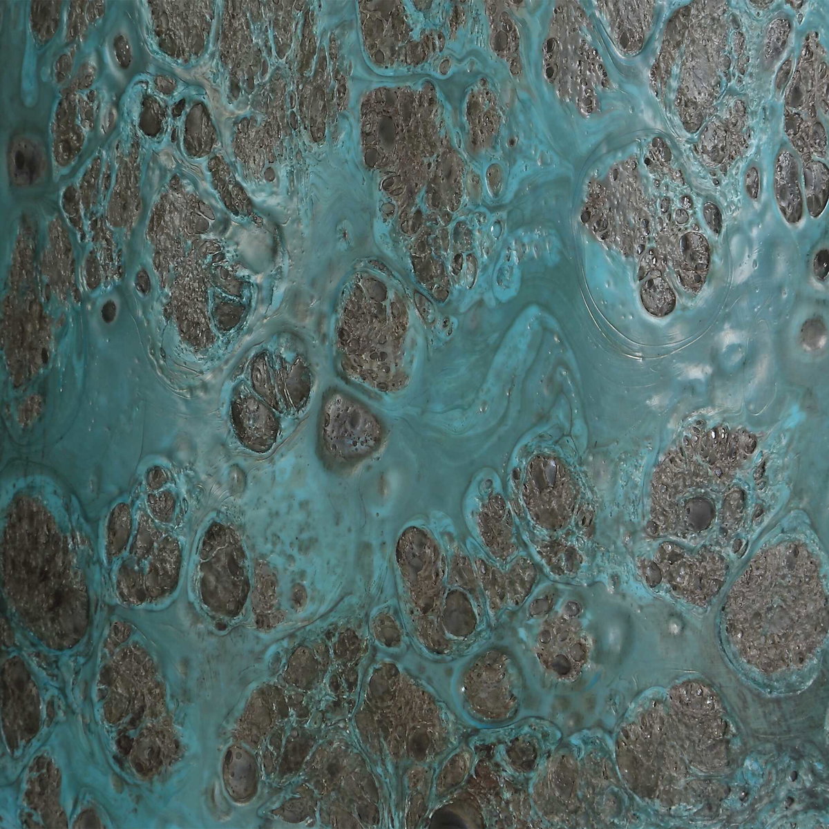 Dauphine Cracked Teal Table Lamp, by Uttermost, 17" width x 27.25" height x 17" depth View 6