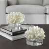 Hard Coral Sculptures Set/2, Figurines & Statue by Uttermost, 7" width x 5.5" height x 7" depth thumbnail 2