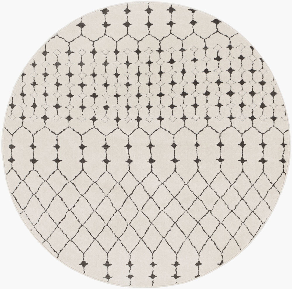 Bahar Machine Woven Rug, by Surya, 5'2.99" length x 5'2.99" width