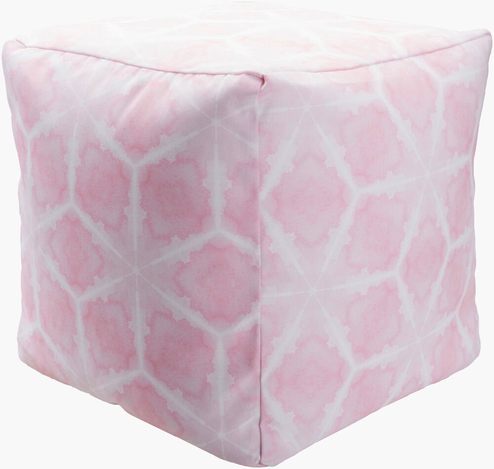 Agua Pouf, Ottoman by Surya, 18" width x 18" height