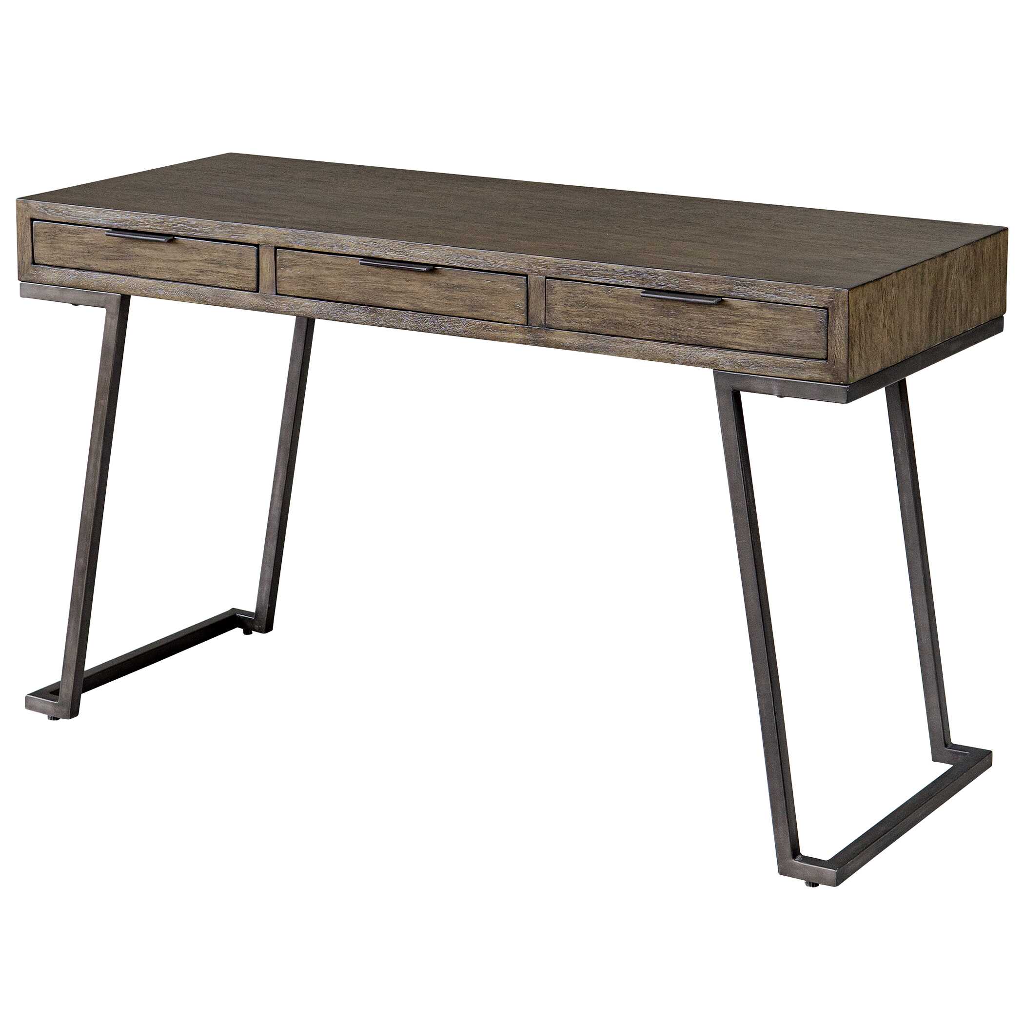 Comrade Natural Wood Desk, Furniture by Uttermost, 50" width x 29.5" height x 20" depth View 5
