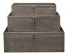 Cosmos Nesting Boxes  Set Of Three, by Sarreid, 1'4" length x 2' width x 8" height thumbnail 2