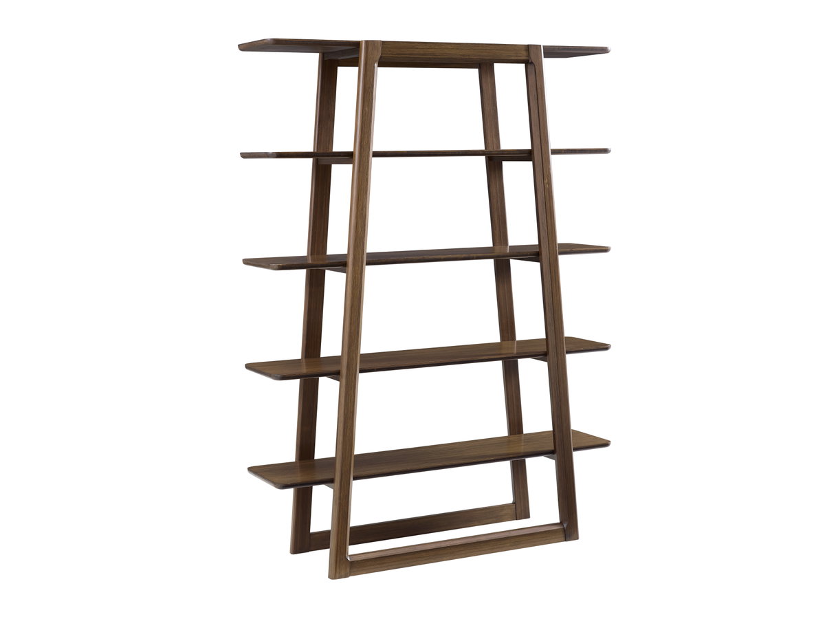 Currant Bookshelf, Black Walnut, Shelving & Bookcase by Greenington, 13.25" length x 46.5" width x 62" height View 2