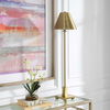 Pilot Brass Buffet Lamp, by Uttermost, 10" width x 36.5" height x 10" depth thumbnail 4