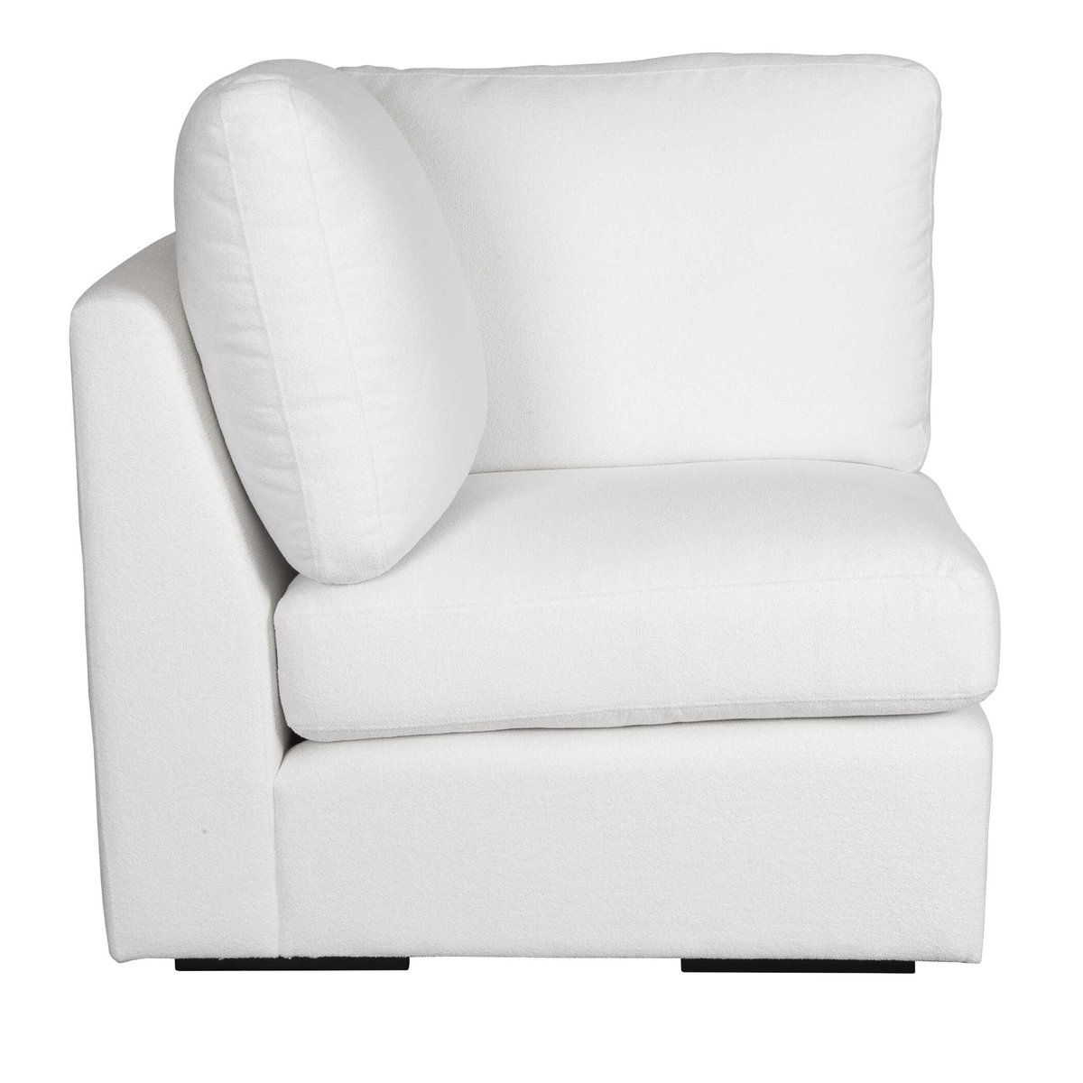 REFUGE SOFA, CORNER, ARCTIC WHITE, Furniture by Uttermost, 37.5" width x 30" height x 37.5" depth View 4