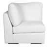 Refuge Arctic White Corner Sofa, Furniture by Uttermost, 37.5" width x 30" height x 37.5" depth thumbnail 4