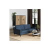 Paris Sofa Blue, Sofas & Sectional by Moe's Home, 80" width x 27" height x 35" depth thumbnail 7