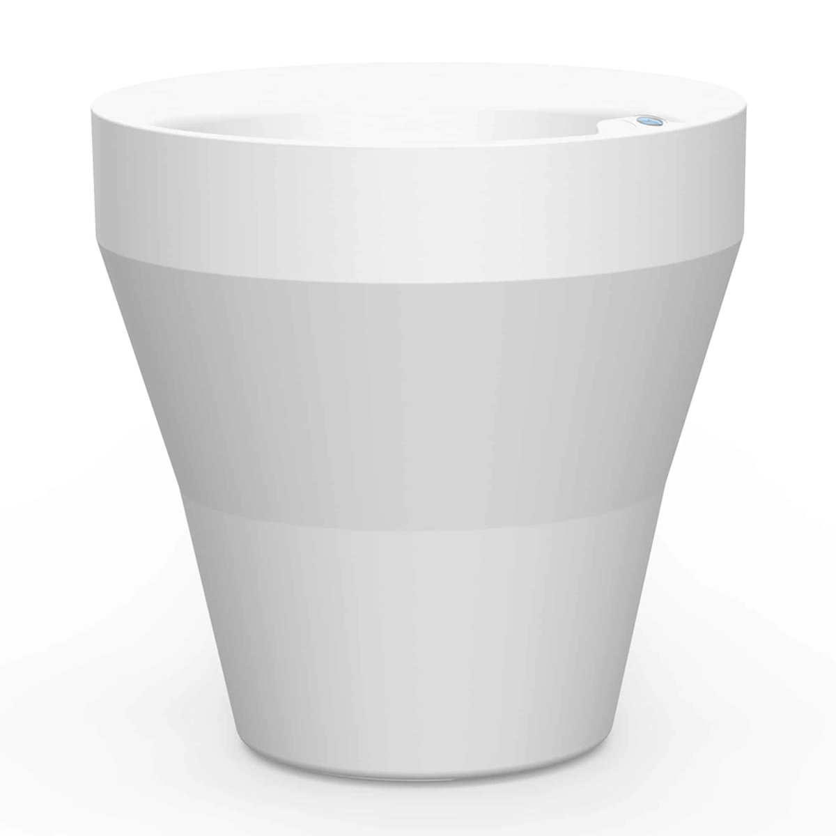 TruDrop Rim Modern Self Watering Planter, by Crescent Garden, 18" width x 18" height x 18" depth View 1