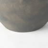 Kilian Short Brown-Gray Double Ear Vase, by Mercana, 9.45" length x 9.45" width x 8.46" height thumbnail 9