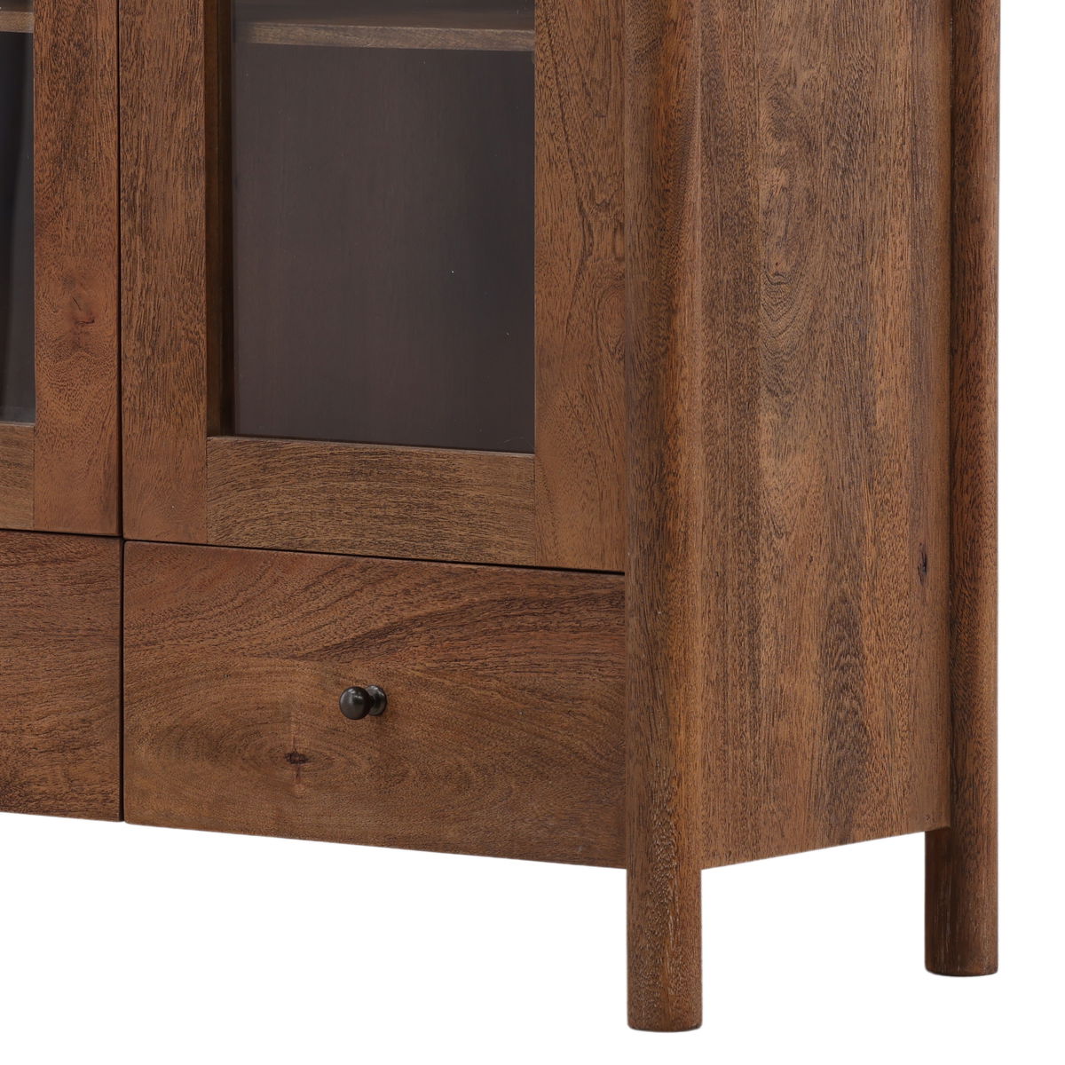 Reiko Cabinet Brown, Cabinets & Sideboard by Dovetail, 39" width x 84" height x 16" depth View 7