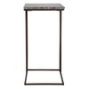 Theodore Travertine Accent Table, Furniture by Uttermost, 16" width x 23" height x 12" depth thumbnail 5