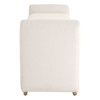 Caliste Ivory Bench, Benche by Uttermost, 55.5" width x 21.25" height x 16.5" depth thumbnail 5