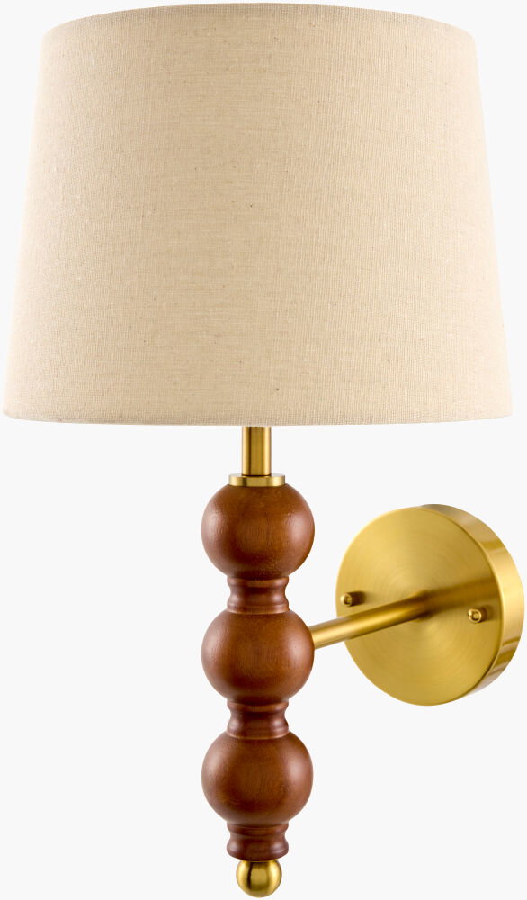 Wiluna Wall Sconce, by Surya, 12" length x 10" width x 17" height