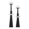 Ebon Glow Floor Candleholders Set/2, Decorative by Uttermost, 7" width x 36" height x 7" depth thumbnail 4