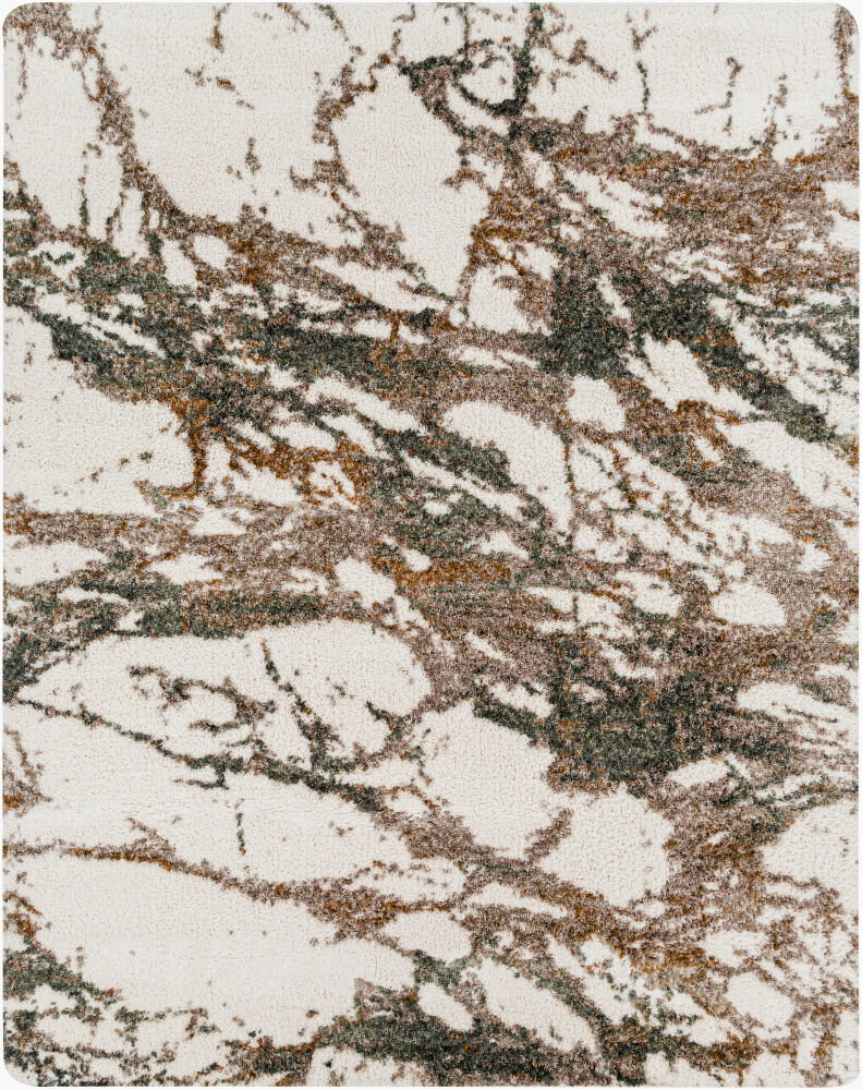 Celestial Shag Machine Woven Rug, by Surya, 1'3.75" length x 1'3.75" width