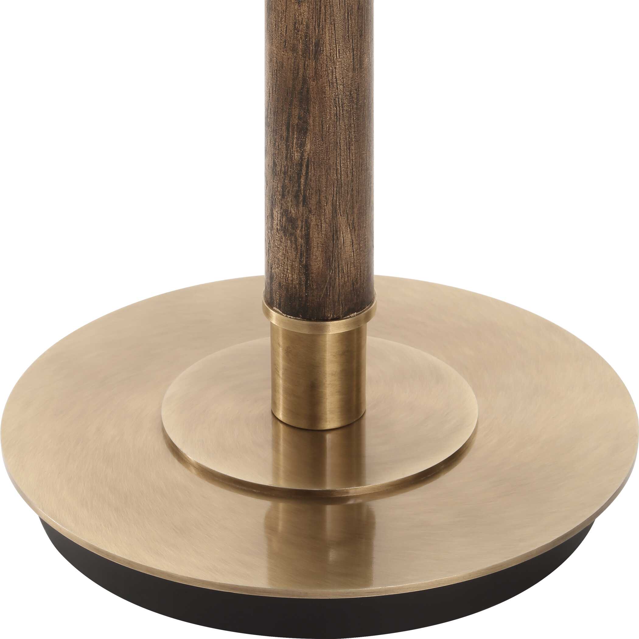 Keros Dark Oak Floor Lamp large image 
