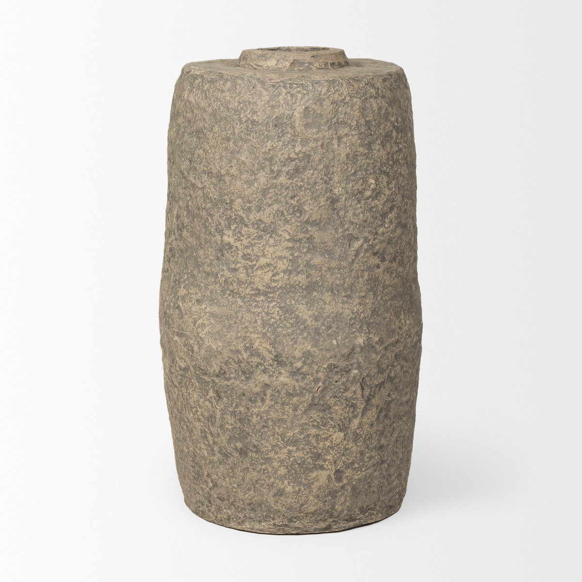 Rama Large Gray Paper Mache Floor Vase, by Mercana, 19" length x 19" width x 33" height View 3
