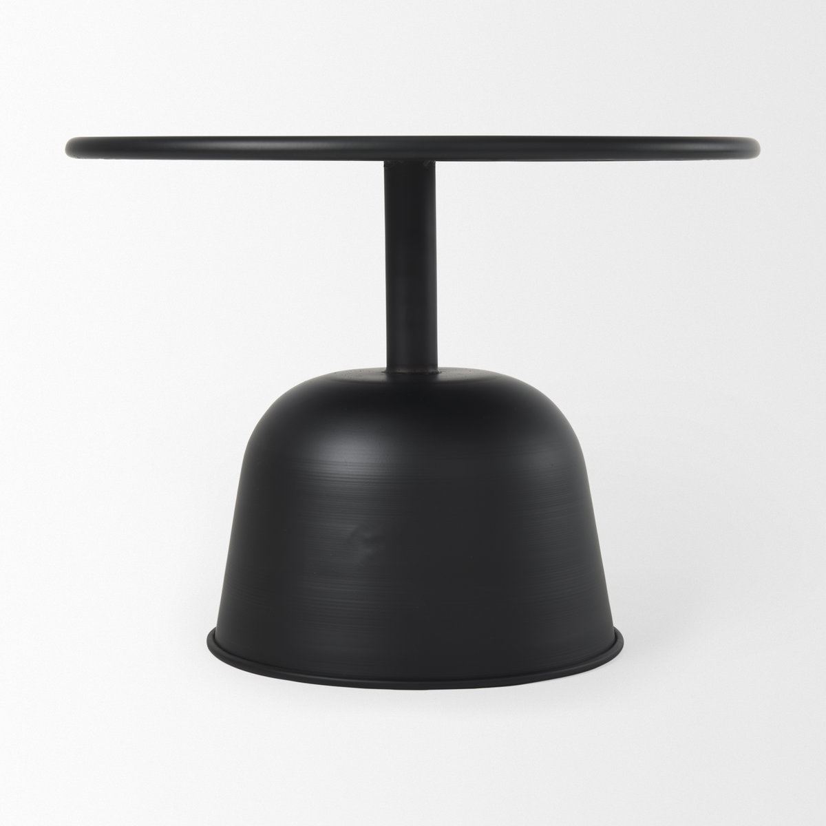 Talulla  Metal Matte Black Accent Table, Side & End Table by Mercana, 19.69" length x 19.69" width x 14.76" height View 2