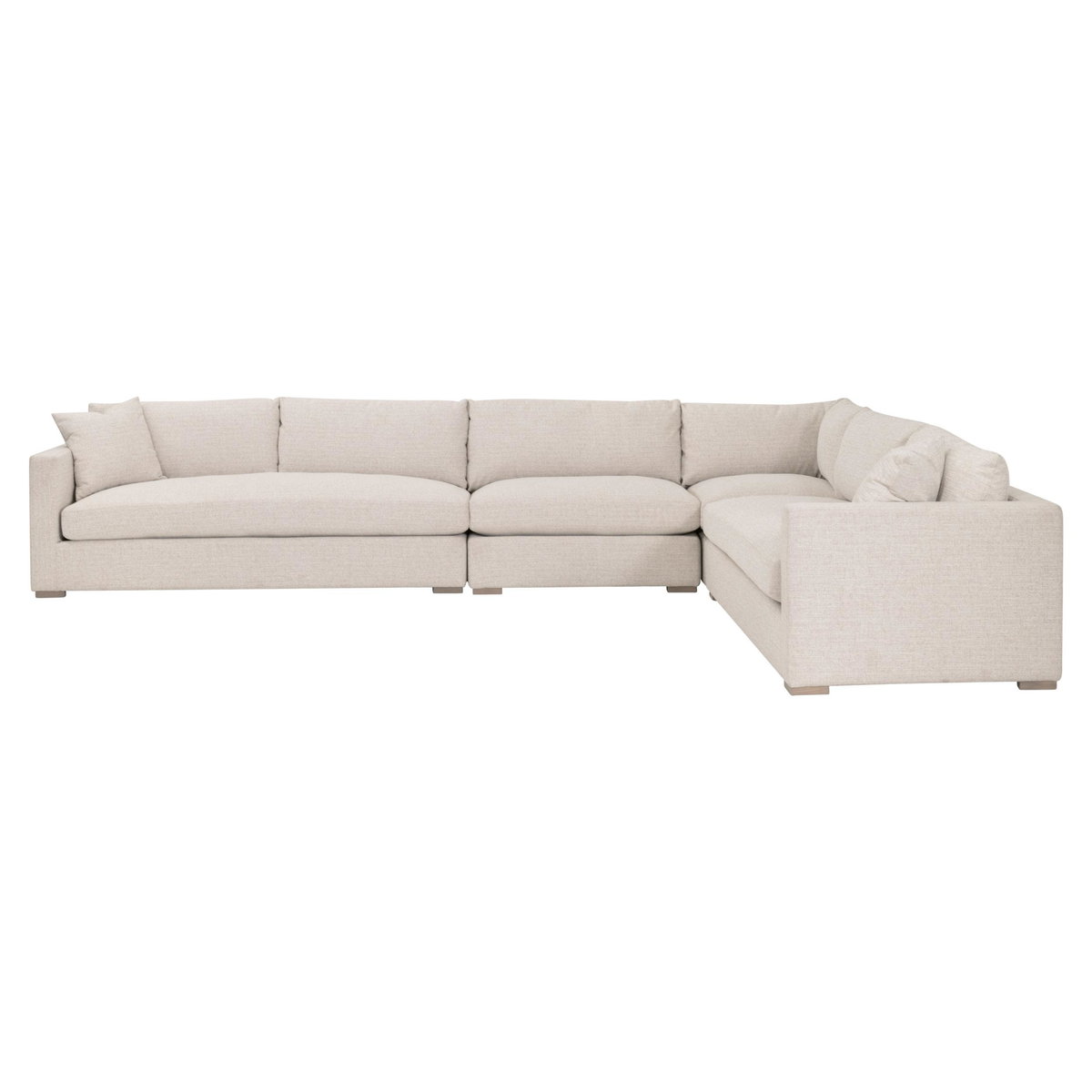 Newport Outdoor Modular 1-Seat Armless Chair, Seating by Essentials for Living, 41" width x 32.5" height x 37.5" depth View 6
