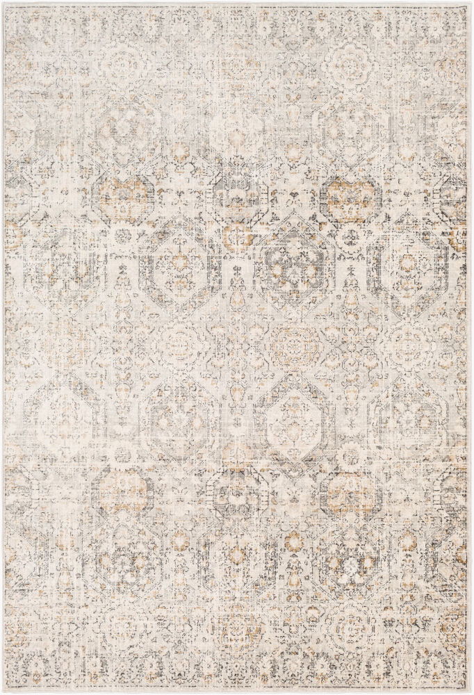 Indigo Machine Woven Rug, by Surya, 7'2.61" length x 5'1.02" width
