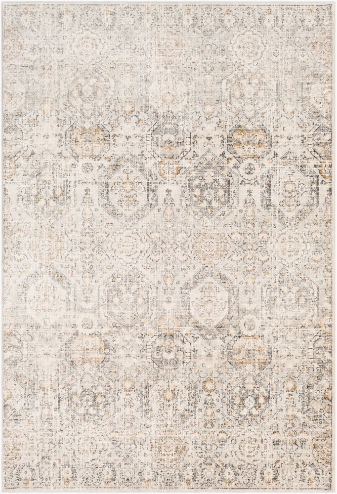 Indigo Machine Woven Rug, by Surya, 7'2.61" length x 5'1.02" width