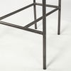 Parker II Beige Fabric Seat Gun Metal Grey Metal Counter Stool thumbnail 9