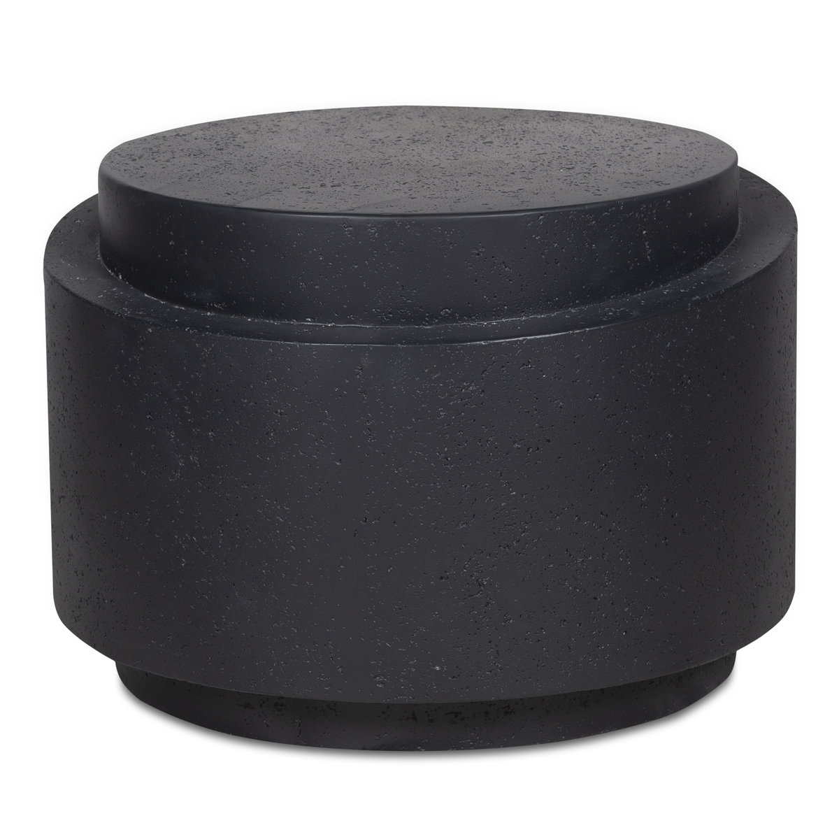Cosmo Outdoor Accent Table Black, Side & End Table by Moe's Home, 25" width x 17.5" height x 25" depth View 2