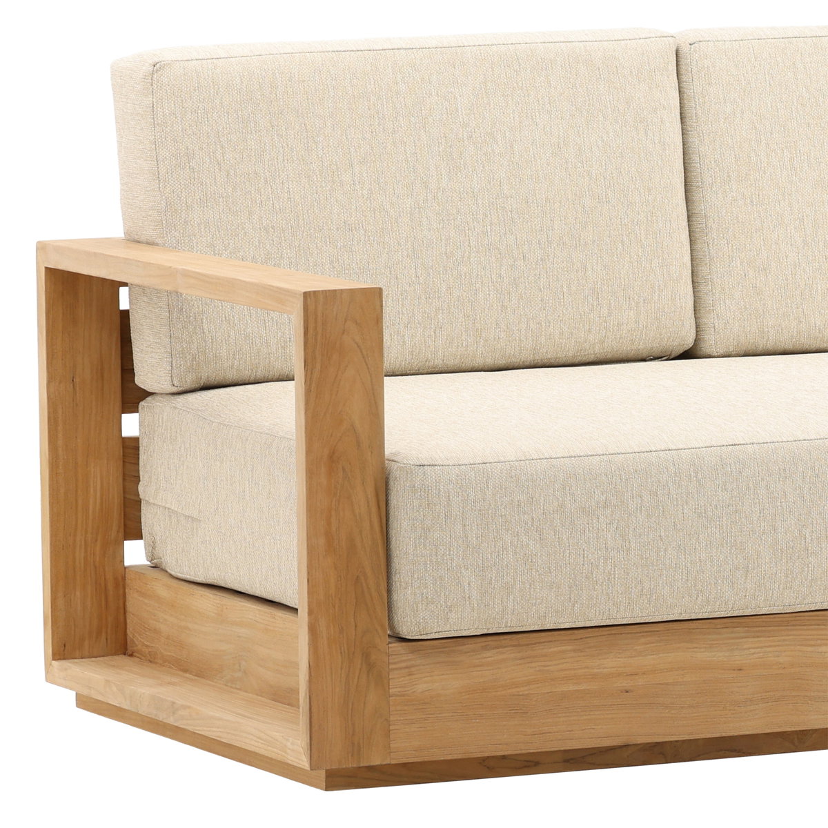 Darlene Outdoor Sofa Sand, Sofas & Sectional by Dovetail, 94.4" width x 32" height x 34.37" depth View 5