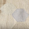 Mayson 5x8 Cream Multi-Colored Honeycomb Pattern Area Rug, by Mercana, 8' length x 5' width x 0.98" height thumbnail 8