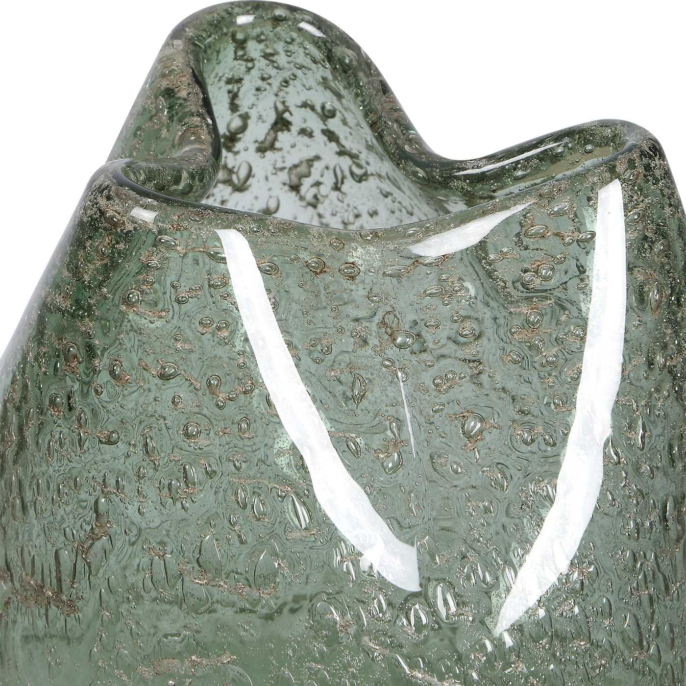 Chianti Seeded Glass Vases Set/2, Decorative by Uttermost, 4.5" width x 12" height x 7" depth View 5