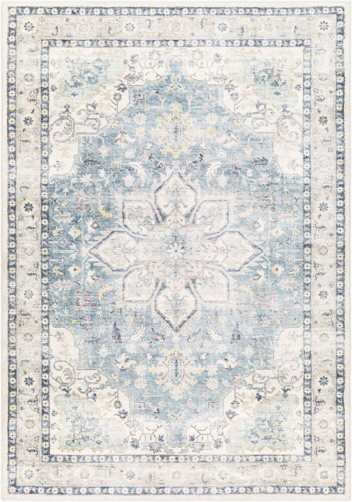 Erin Machine Woven Rug, by Surya, 1'3.75" length x 1'3.75" width