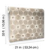 Everlasting Beige & Gold Wallpaper, by York Wall, 33' length x 1'9" width x 0.02" depth thumbnail 6