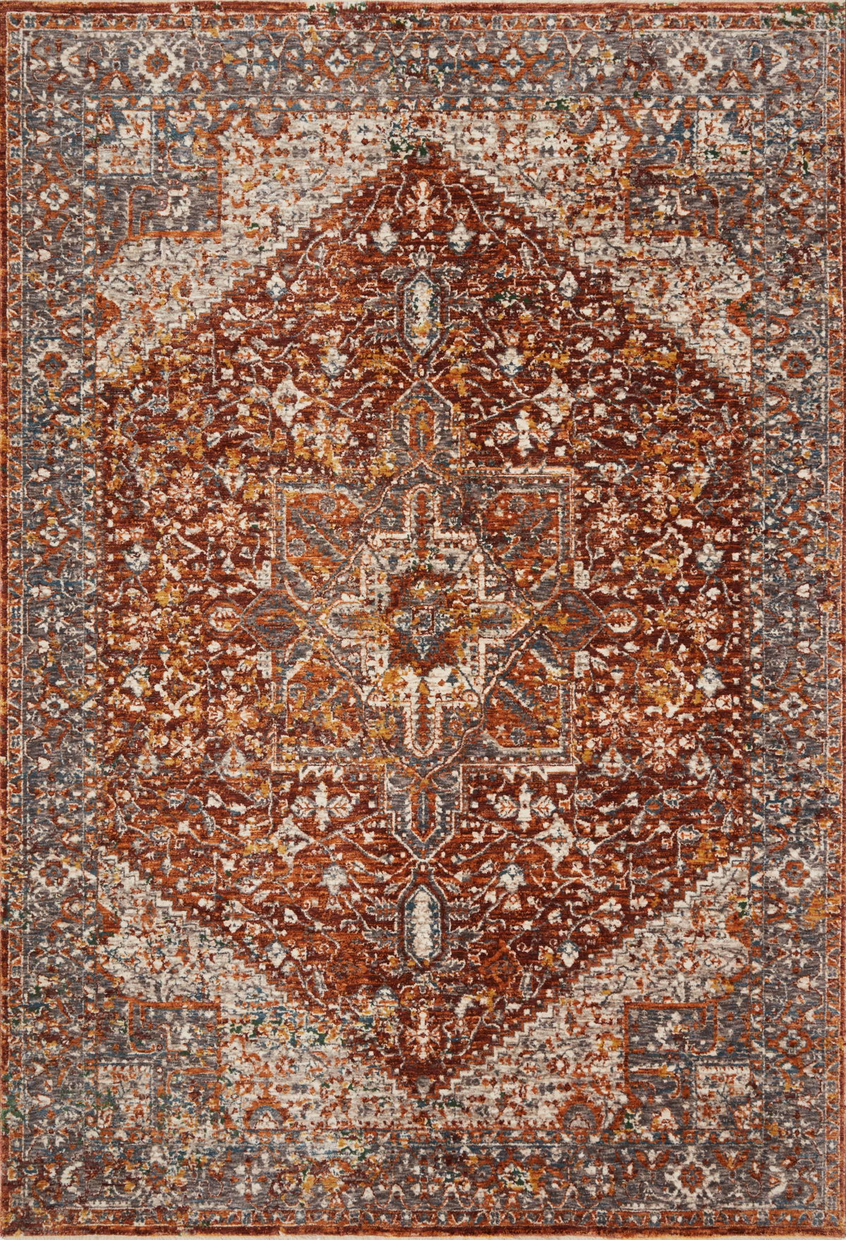 Loloi Lourdes Rug, 1'6" length x 1'6" width View 1