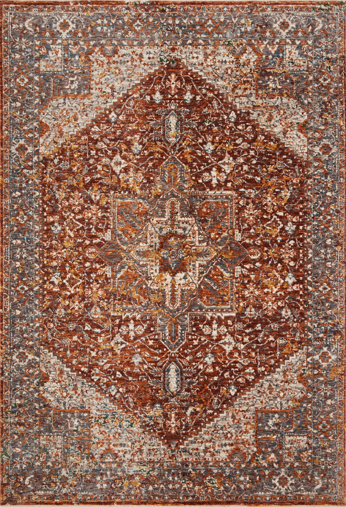 Loloi Lourdes Rug, 2'7" length x 7'9" width