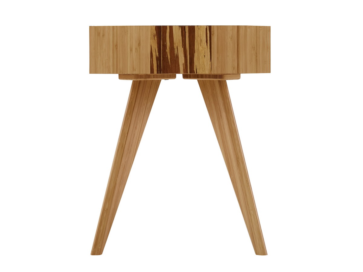 Azara End Table, Caramelized, Side & End Table by Greenington, 19" length x 19" width x 24.25" height View 3