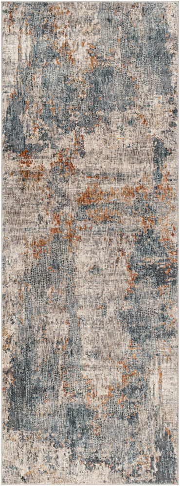 Cardiff Machine Woven Rug, by Surya, 7'2.61" length x 2'7.5" width