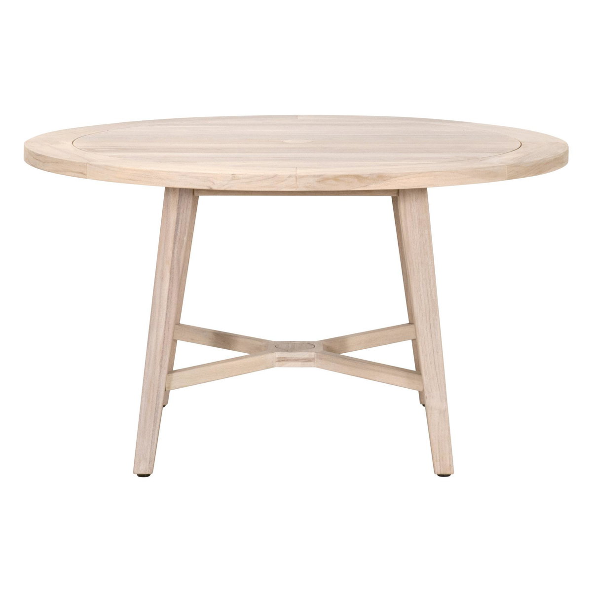 Carmel Outdoor 54' Round Dining Table, by Essentials for Living, 53.75" width x 30" height x 53.75" depth View 4