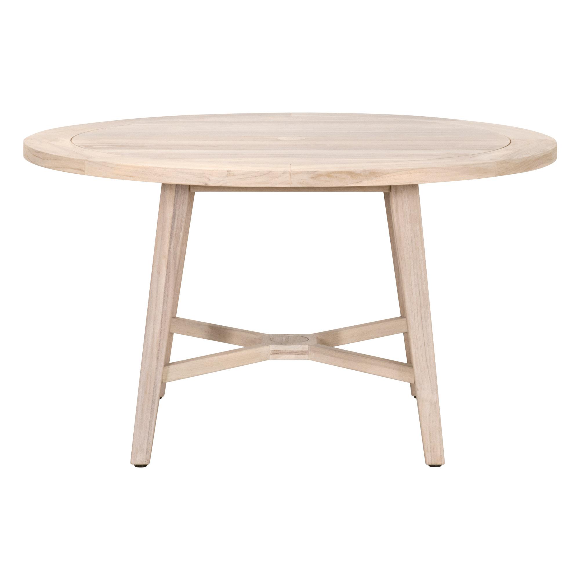 Carmel Outdoor 54' Round Dining Table large image 
