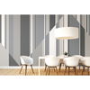 Pinwheel Stripe Grey Wall Mural thumbnail 1