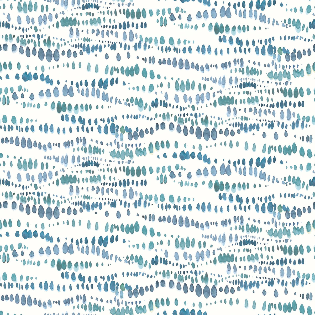 Dotted Line Blue Peel & Stick Wallpaper, by York Wall, 18'10.8" length x 1'6" width x 0.02" depth