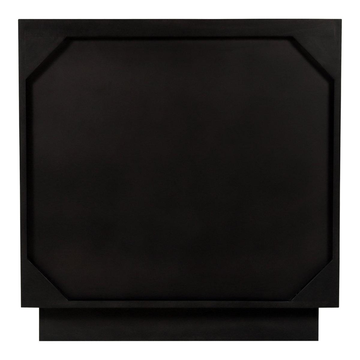Povera 3 Drawer Nightstand Black, Dresser by Moe's Home, 28" width x 28" height x 20" depth View 7
